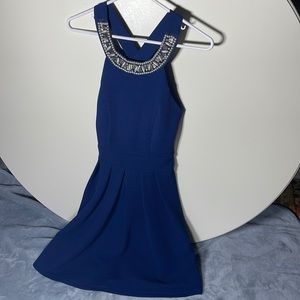 Dark blue dress